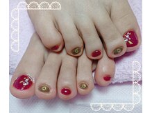 バニラ(Vanilla)/秋色ネイル