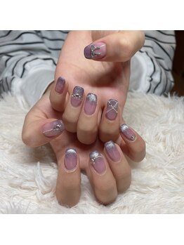 pink × purple グラデーション