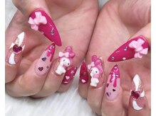 ネイルズゴーゴー 新宿店(NAILSGOGO)/新宿 マイメロネイル 3dネイル 