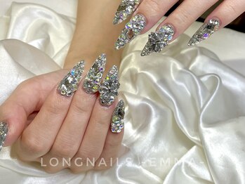 ロングネイルズ エマ(LongNails-Emma)/アクリルストーン埋め尽くし