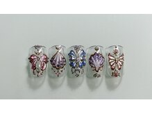 ネイルアトリエ ニュイ(nail atelier Nuit.)の雰囲気（全て手描きでパーツはございません。）