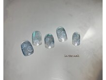 イン ザ ネイル(in the nail)の雰囲気（海ネイル　マグネットインクアート）