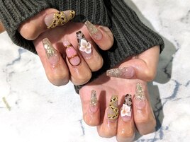 【スカルプ】ギャルネイル