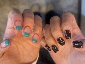 mikaレオパードネイル