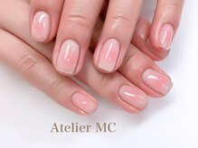 アトリエ エムシー 新富町(Atelier MC)/ふんわりチークネイル