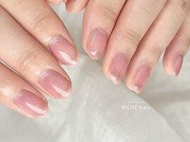 うるちゅる血色感ネイル