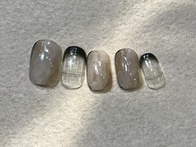カラネイル 南森町店(calla nail)/一癖フレンチネイル