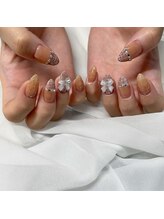 コロレ(colore')/ツイード×キルティングネイル