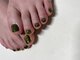キリネ(kirin.)の写真/素足になることが多い季節に♪フットネイルで足元からオシャレを＊自爪に優しいパラジェルをメインで使用！