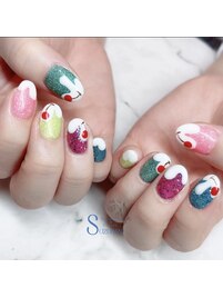 クリームソーダアート