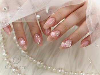 チャロム(Charom)/キラキラチークネイル