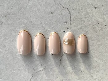 【指先にさりげないキラキラを】