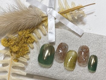 ブレス 仙台駅前本店(BLESS)/秋色ニュアンスアート