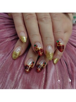 クリスマスネイルデザイン