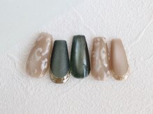 ココネイル/マグネット×アニマル柄