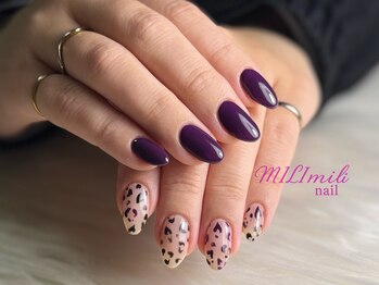 パープル×レオパード