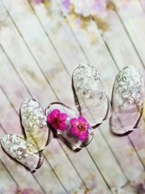 アンジェリーク ネイル(Angeleek NAIL)/キャンペーン中☆ドライフラワー