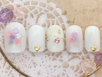 シェリー(Cherie)/バレンタインネイル