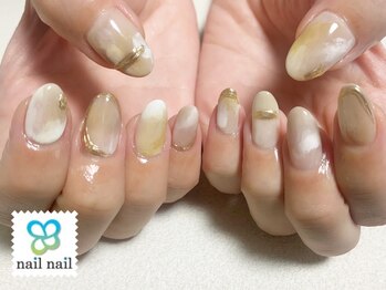 ネイルネイル 天満橋店(nailnail)/初回他店除去付!ブラウン♪