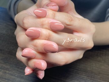 ワイスリーネイルズ(y3nails)の写真/【ワンカラー/ラメグラ初回￥5000】低価格×高技術×モチがいい♪お得に可愛く理想のネイルを実現！