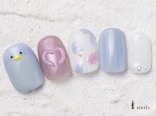アイネイルズ 横浜WEST店(I-nails)/ペンギンアイスネイル10480円