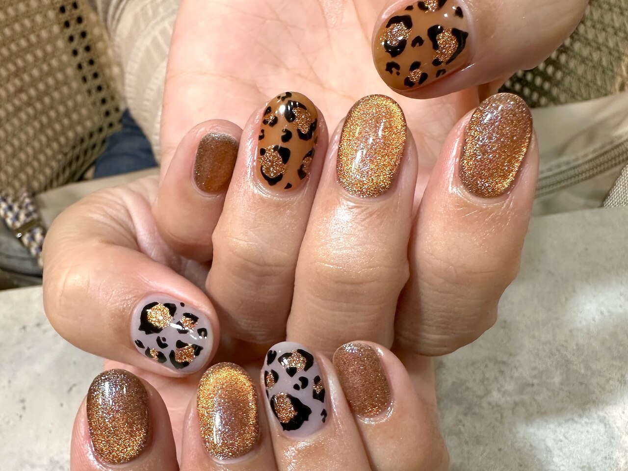 マグネットレオパード ：PG008629822｜デューネイルスタジオ(dew nail