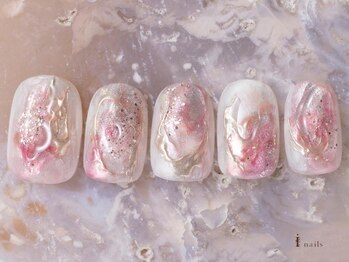 アイネイルズ 吉祥寺店(I nails)/乳白ピンクニュアンス