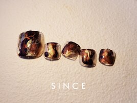 12月 foot monthly design