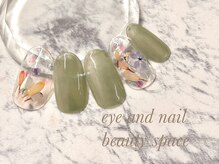 ビューティースペース 品川大井町店(Beauty Space)/スケルトン押花ネイル♪