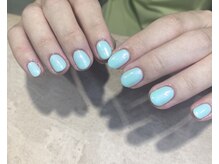 ビュー バイ ネオリーブ 用賀店(beau'r by neolive)/ブルー×オレンジオーロラk