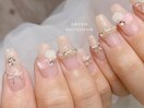 ちゅるんなガーリーネイル