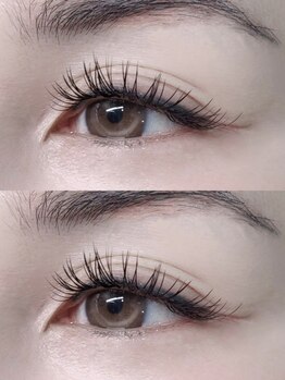 ハーフバックス 堀之内店の写真/【新導入記念】フラットラッシュ120本￥7,700→￥3,750♪迷ったらコレ！自然×ボリュームの黄金バランス☆