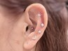 【耳つぼジュエリー】　付け放題（両耳20粒まで）　¥4,900