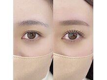 お顔にあったぱっちりまつ毛で大人の垢抜け目元へ