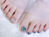 《FOOT》10本埋め尽くしネイル ¥8900