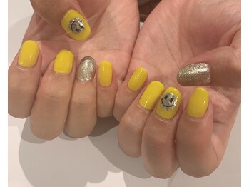 ネイルサロン リスタ(Rista)/ニコちゃん イエローフラッシュ