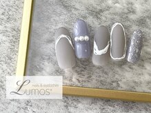 ルーモス 桜川店(Lumos)/【マットネイル】グレー