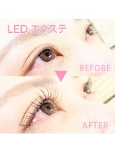 まつげエクステサロン アイズ 上尾店(I's)/LEDマツエクは透明なグルーです!