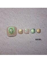 ネム(nem.)/フット定額ネイル　7,150円