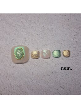 ネム(nem.)/フット定額ネイル　7,150円