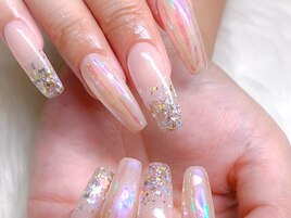 長さだし◆オーロラホログラデ