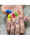 カラフルビジューポップ