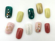 ネイルサロン クイール 小山店(NAIL SALON QUILL)/クリスマスツリーデザイン