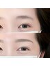 【2回目以降】美眉スタイリング(アイブロウ)（Wax＋メイク込）¥4980
