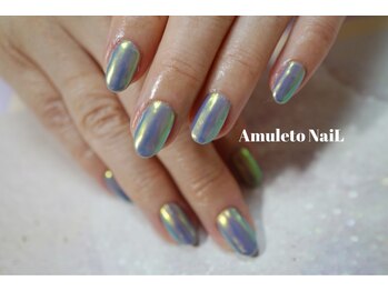 アムレート ネイル 蕨(Amuleto NaiL)/オーロラパウダーON！