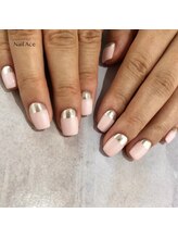 ネイルエース(Nail Ace)/ピンク×シルバー