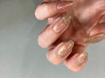 ビューティービースト フォー ネイルアンドアイラッシュ 松浜店(beauty:beast)/オーロラリングネイル☆