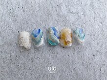 ウロネイルズ(ulo nails)/キラキラする海ネイルデザイン