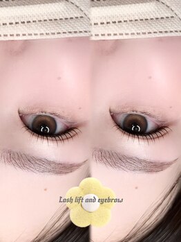 メル(meru)/eyebrow × lash lift
