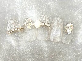 ウェディングネイル☆7700円